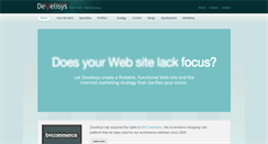 Desktop Screenshot of develisys.com